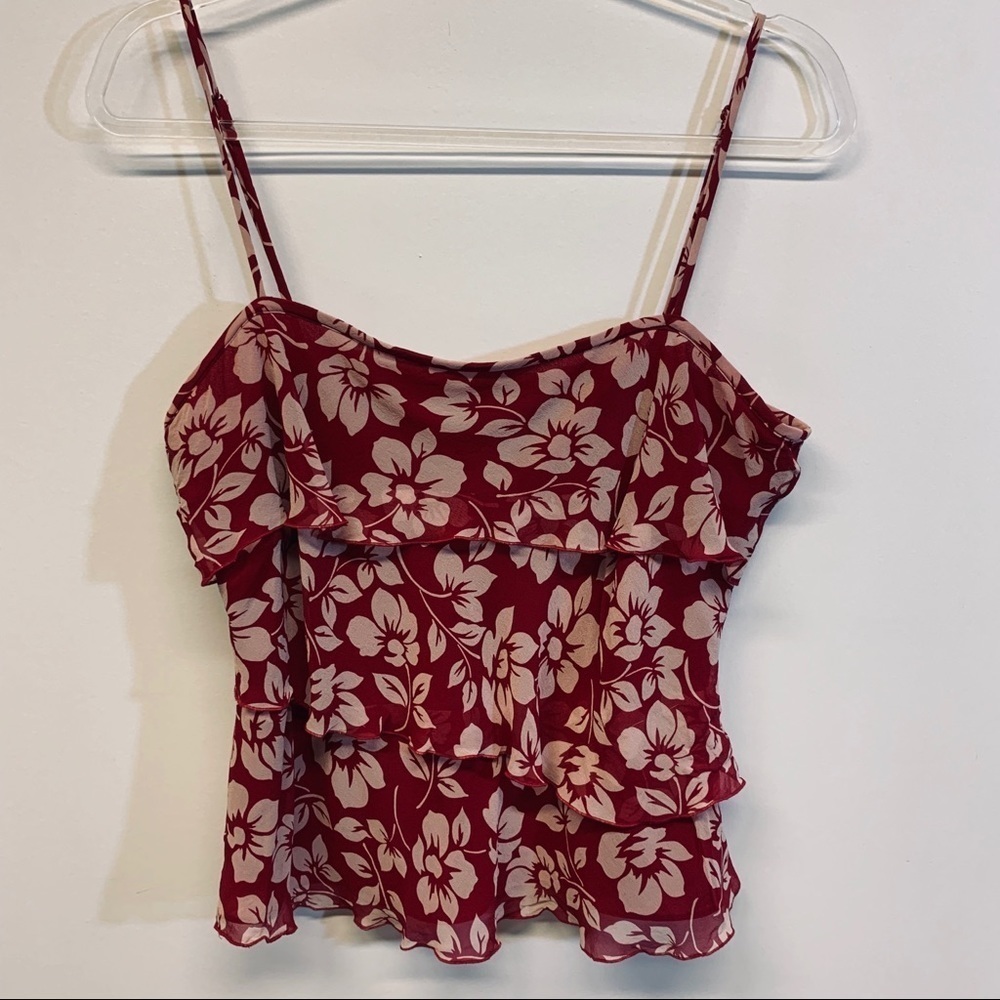 INC FLORAL BLOUSY TANK TOP - Picture 5 of 8